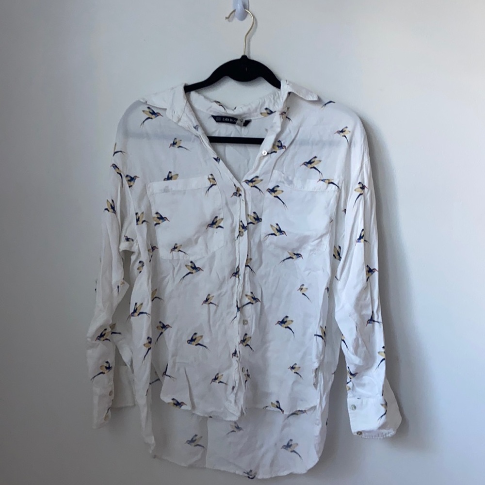 White button down